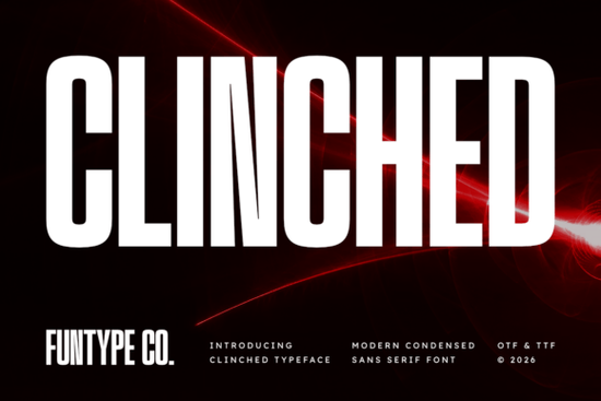 Clinched Font